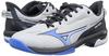 Mizuno Wave Exceed 5 Wide CS Tennis Shoes, Light Gray/Blue/Light Gray, Size 27.5 cm, 3E