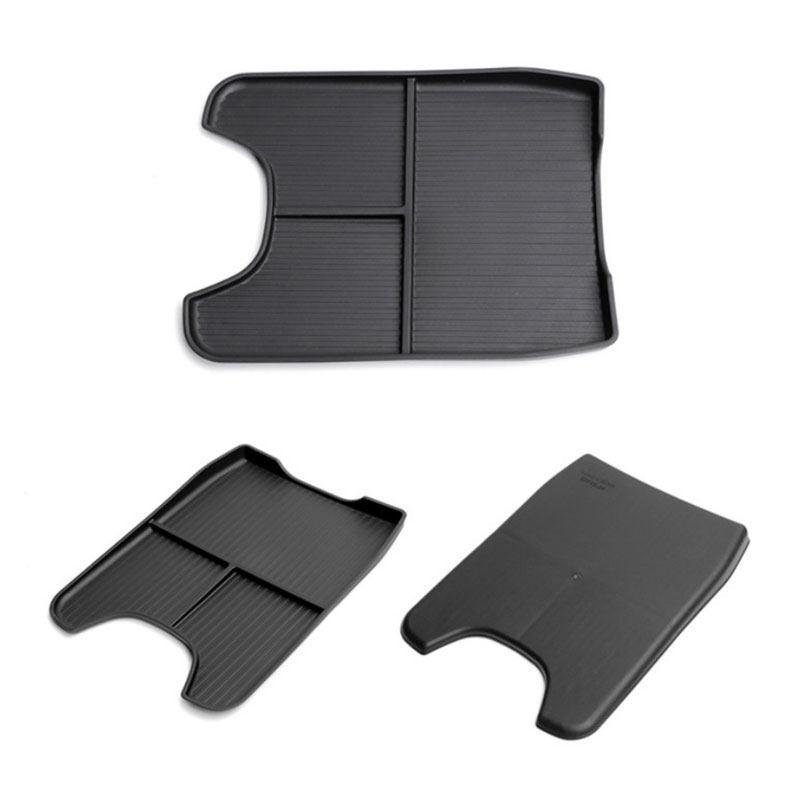 For Honda HRV HR-V ZRV ZR-V  2024 TPE Black Car Interior Stowing Tidying Center Console Lower Storage Tray Organizer Case