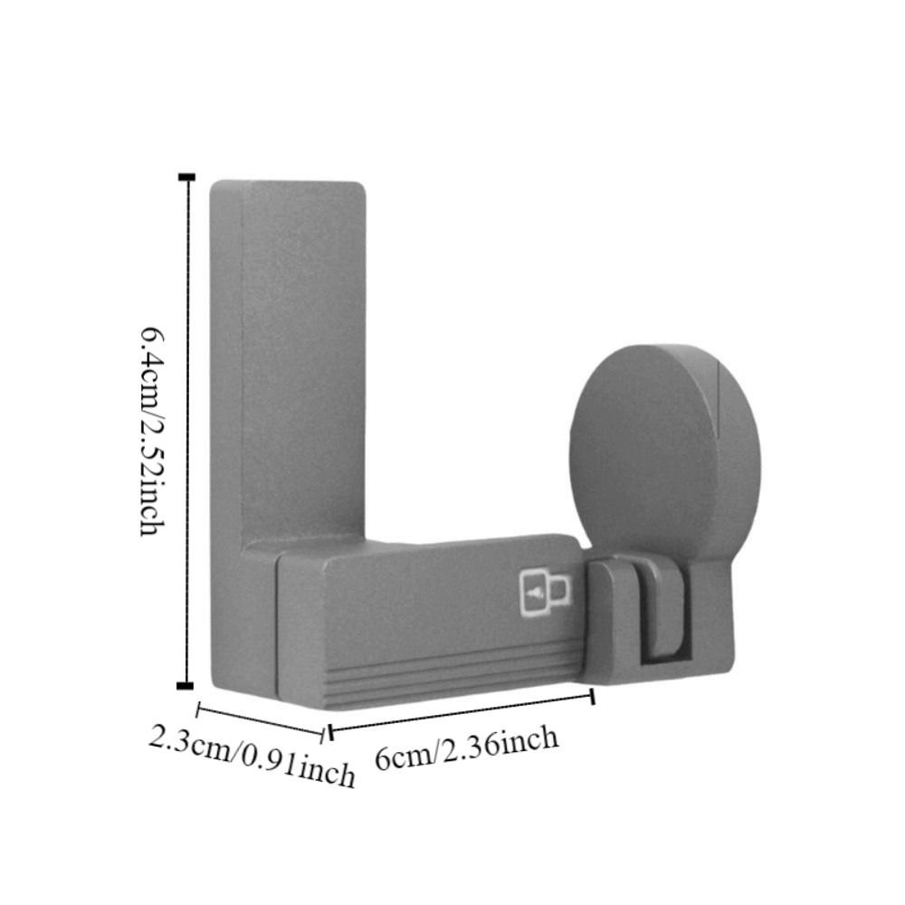 Anti-theft Sliding Door Catch 90 /180 Degree Door Hasp Multipurpose Door Bolt  Cam Cylinder