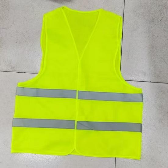Reflective Safety Vest for Construction and Sanitation Workers - Nighttime Protection