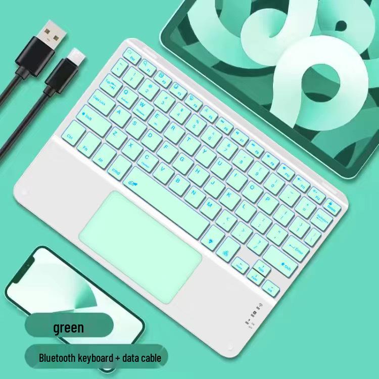 Universal Wireless Bluetooth Touch Keyboard for iPads, Tablets, and Phones