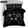 Hot Sale 3D Gamepad Bedding Set Custom Kids Boys Gamer Teens Video Game Duvet Cover for Youth Modern Game Controller Bedspread