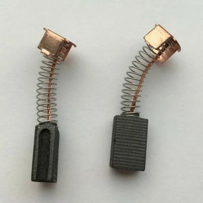 2pcs Carbon Brushes Metal 12mm*8mm*5mm Electric Motor Parts For Power Tools Angle Grinder Accessories Carbon Brush