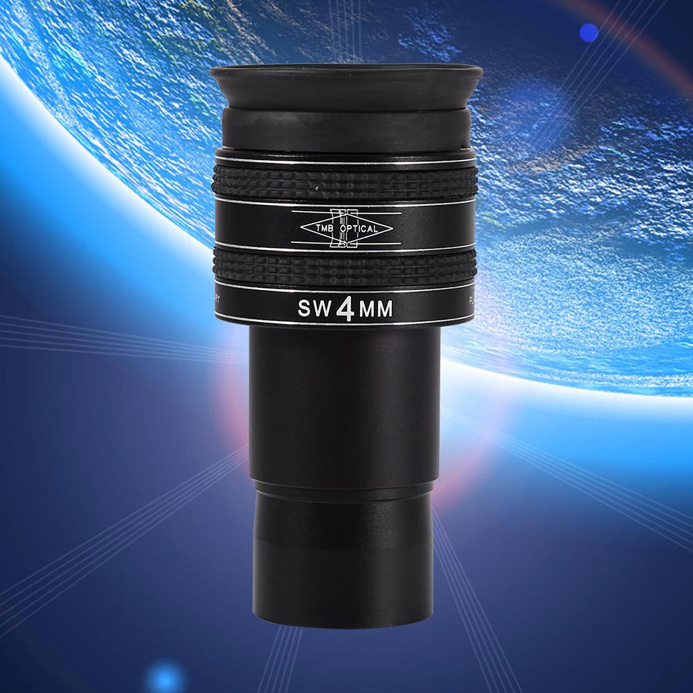 Black 4mm 1.25 58 Degree Planetary Deep Sky Objects Eyepiece For Telescope JS