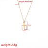 10pcs Stainless Steel Cross Pendant Necklace for Men Boys Gold Plated Silver Simple Fashionable Jewelry Beach Party