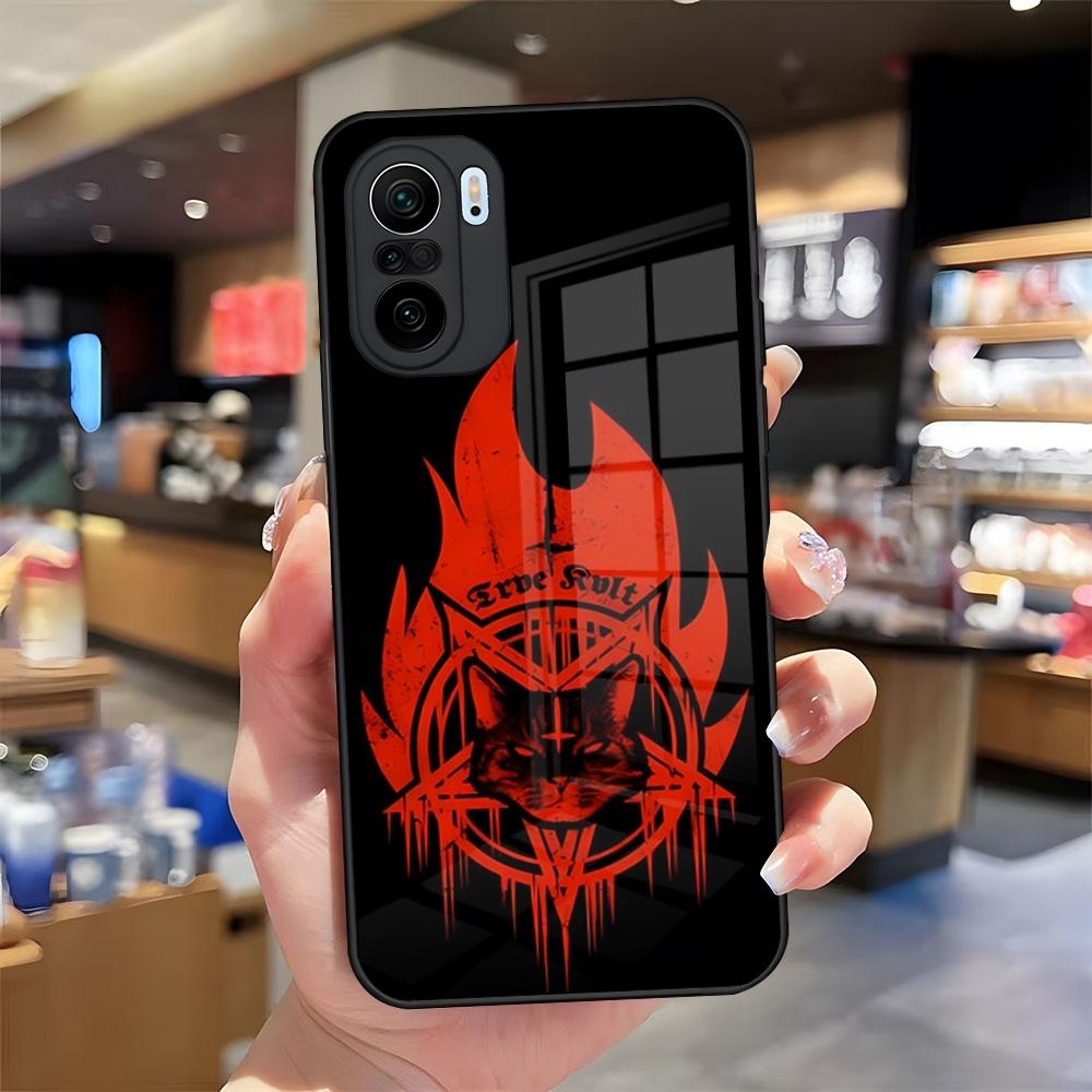 Devil Satan Phone Case For Redmi 13 12 13c 12c Note 13 Pro Plus 11 12 Pro 10 12s 11s Tempered Glass Cover