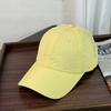Fashion Hat Simple New Alphabet Quick Drying Baseball Cap Versatile Cap Plain Face Small Soft Top Sunscreen Hat Tide Shade