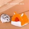 Comfortable Pet Hammock Bed for Hamster Washable Rodents Nest with Warm Filling Small Animal Rest Sleep Bed Hideouts Nest