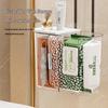 No-Punch Wall-Mounted Tissue Box: Bathroom, Kitchen, Toilet Towel and Wet Wipe Storage