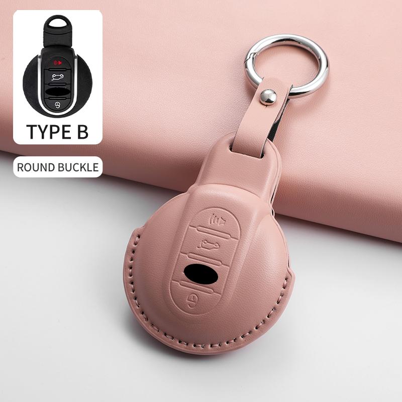 For BMW Mini Cooper JCW Countryman Aceman Cabrio F55 F56 F57 F54 F60 Car Remote Key Case Cover Shell Keychain Garnish Accessorie