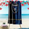 Name Custom San Jose Earthquakes Print Beach Towel, Large Soft Quick Dry Towel for Beach Camping Swimming
