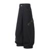American trendy brand washed primary color jeans multi-pocket overalls wide-leg scimitar pants loose mopping trousers