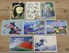 souvenir postcards featuring prints by Hokusai cards Japanese-made Ukiyo-e (8 included)
