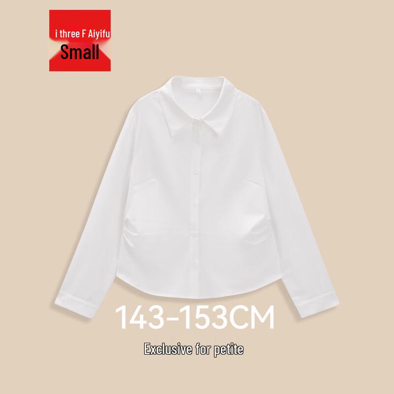 IEF 2026 Spring Petite Korean Style Commuter Versatile Shirt M