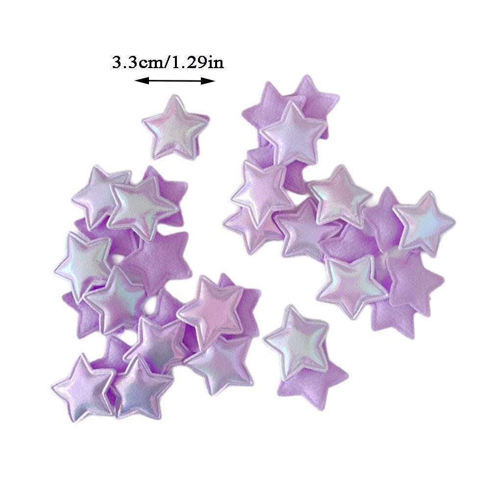 10pcs Card Cover Decorative Accessories Materials Five-Pointed Star Accessory DIY Gift Decoration Packaging Girl Heart Cute