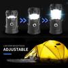 LED Camping Lantern Solar and Rechargeable Lantern Flashlight Collapsible and Portable Light for Daily/Camp/Hiking/Night Fishing