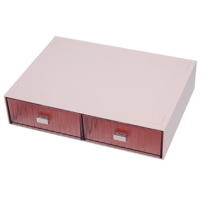 Acrylic Cosmetics Storage Box Makeup Organizer Drawer Desktop Transparent Dustproof Lipstick Makeup Brush Mask Storage Box Rack
