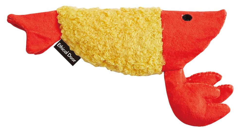 Petio Dog Toy Ethical Door Kamigurumi Shrimp Template