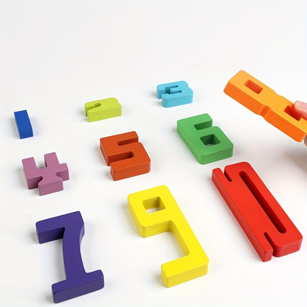 Number Building Block, Number Mazes, Educational Board Games, Wooden Educational Toys,Enhance Logical Thinking, Suitable Gifts For Children!