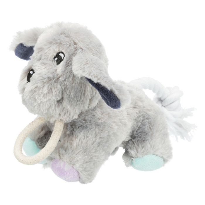 Plyšová hračka pro štěně - TRIXIE - Model Junior - Vícebarevný - 24 cm - Polyesterová šňůra