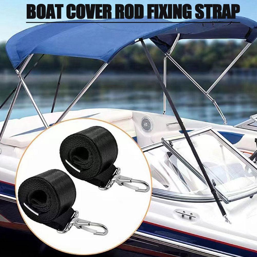 Tent Reinforcing Belt Sunshade Canopy Boat Cover Rod Ship Hood Fixed Tape Support Rod Binding Strap For Canoe Sightseeing Y V6T2