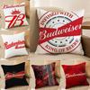 B-Budweiser Budvar Brewery-MT Pillow Case Printed Brushed Fleece Pillow Baby Skin-Touch Eco-Friendly Dye-Sublimat