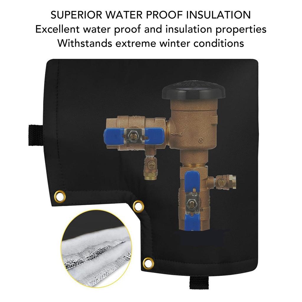 Outdoor Faucet Cover for Winter Freeze Protective Anti Frozen Thickened Insulated Water Proof Outside Faucet Cover Sock