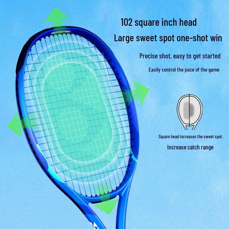 Yonex EZONE 8. generacji Pełny Karbon Królewski Niebieski Rakieta Tenisowa