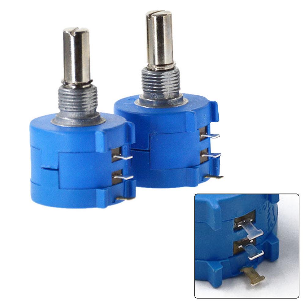 Høyytelses 10-omdreiningstrådviklet potensiometer 2 STK 3590S2502L 5K Ohm