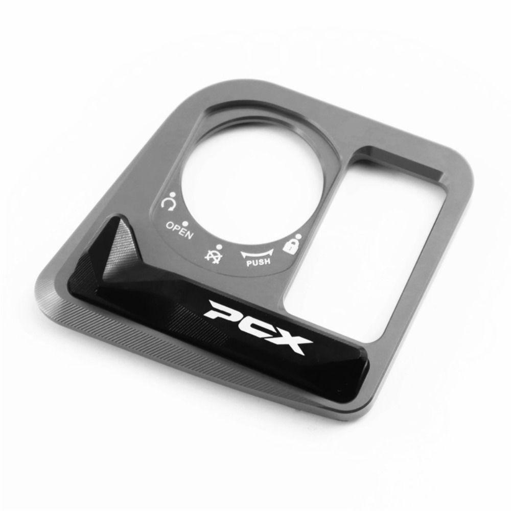 Aluminum Zinc Zinc Alloy Ignition Switch Cover Electric Door Lock Button Cover  for Honda PCX125 PCX160