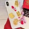 999 Fine Gold Wealth-Attracting Princess Mobile Phone Sticker - Hot-Selling Gift