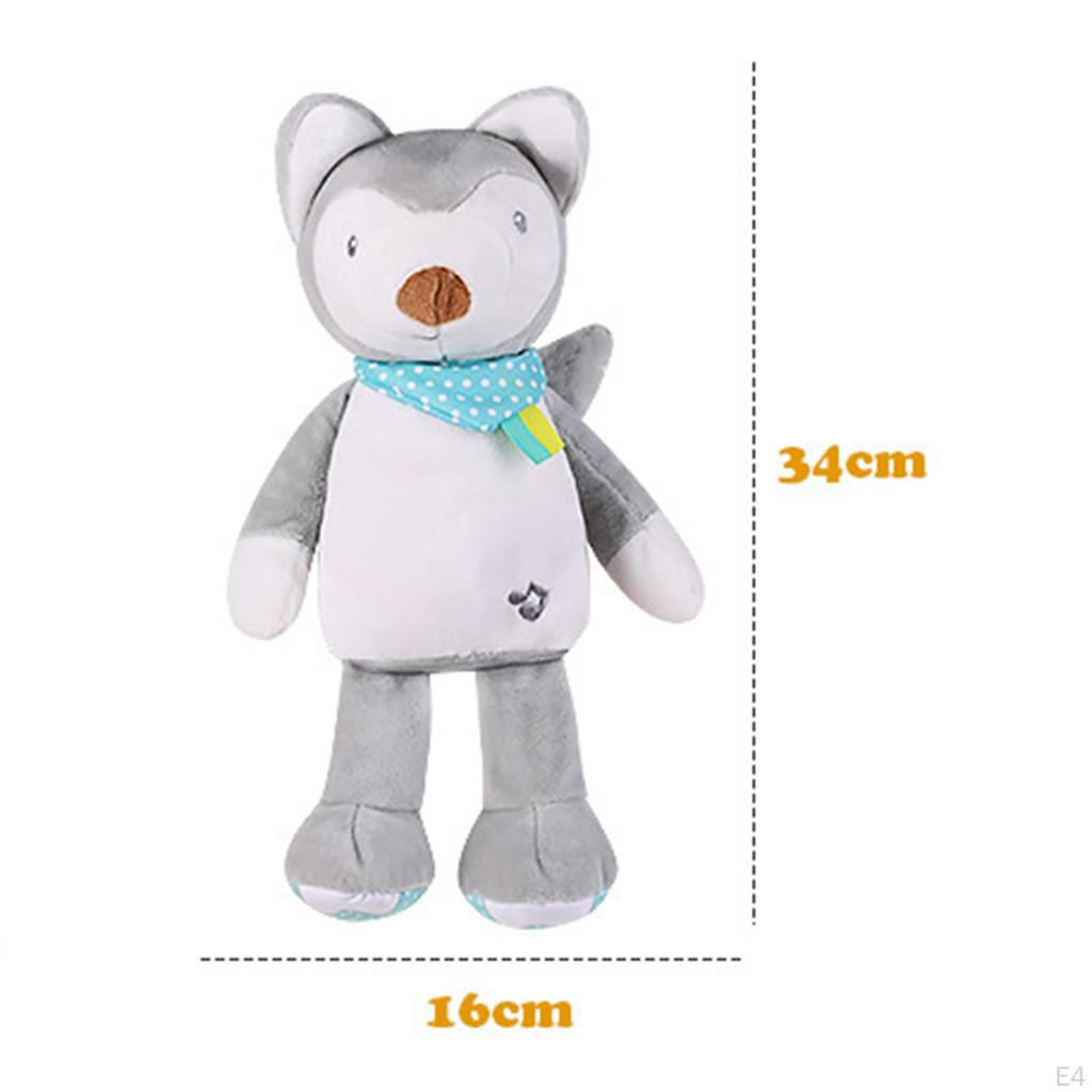Baby Sleeping Aid Plush Toy, Musical LED Stuffed Animals for Kids