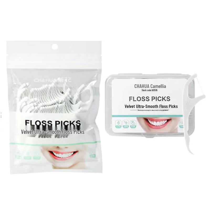 Chahua Smooth Dental Floss Picks, 100 Count