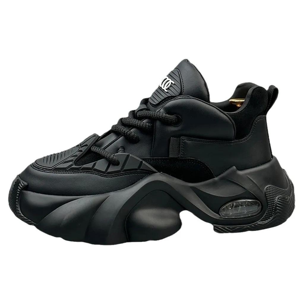 2025 New Classic Men's Sneakers Fashion Versatile Casual Shoes for Youth Outdoor Thick Soled Height Increasing Running Shoes
