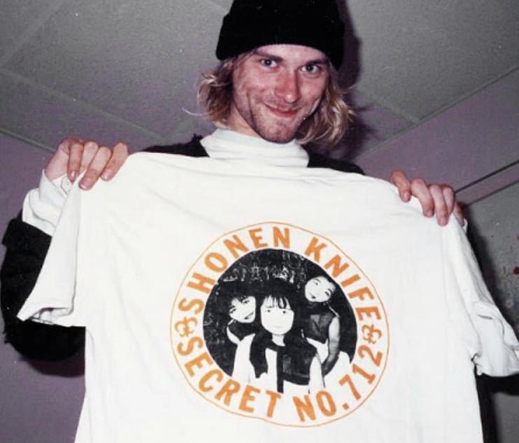 Shonen Knife Shirt As Worn By Kurt Cobain graphic tee best gift Unisex Shirt Unisex T-Shirt XL