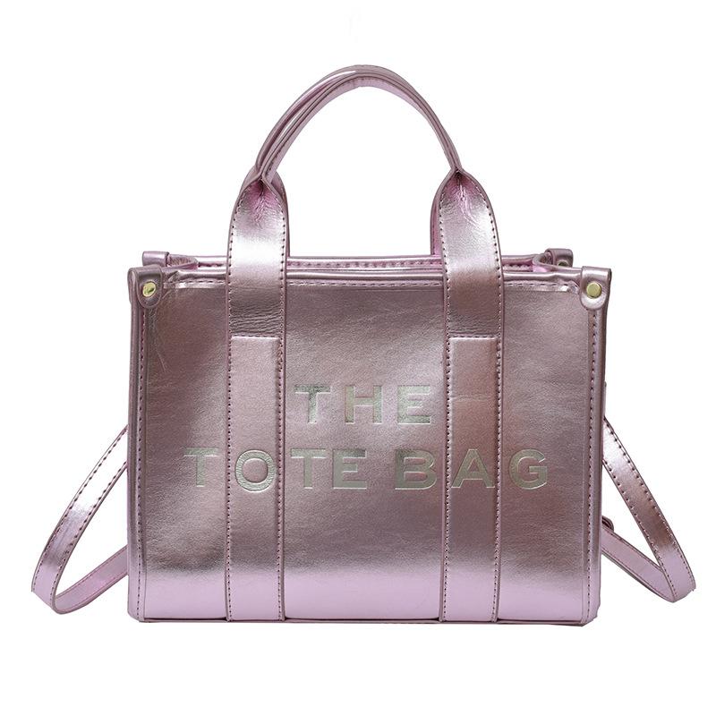 Niche Glossy Design Tote Bag, New Summer Trend Handbag, Fashionable and Simple One-shoulder Crossbody