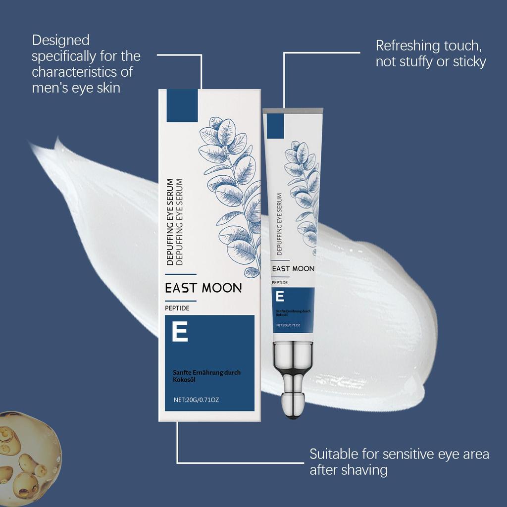 East Moon Moisturizing Men's Eye Cream Fades Fine Lines Of Eye Improves Puffiness Brightens And Tightens Eye Weeks