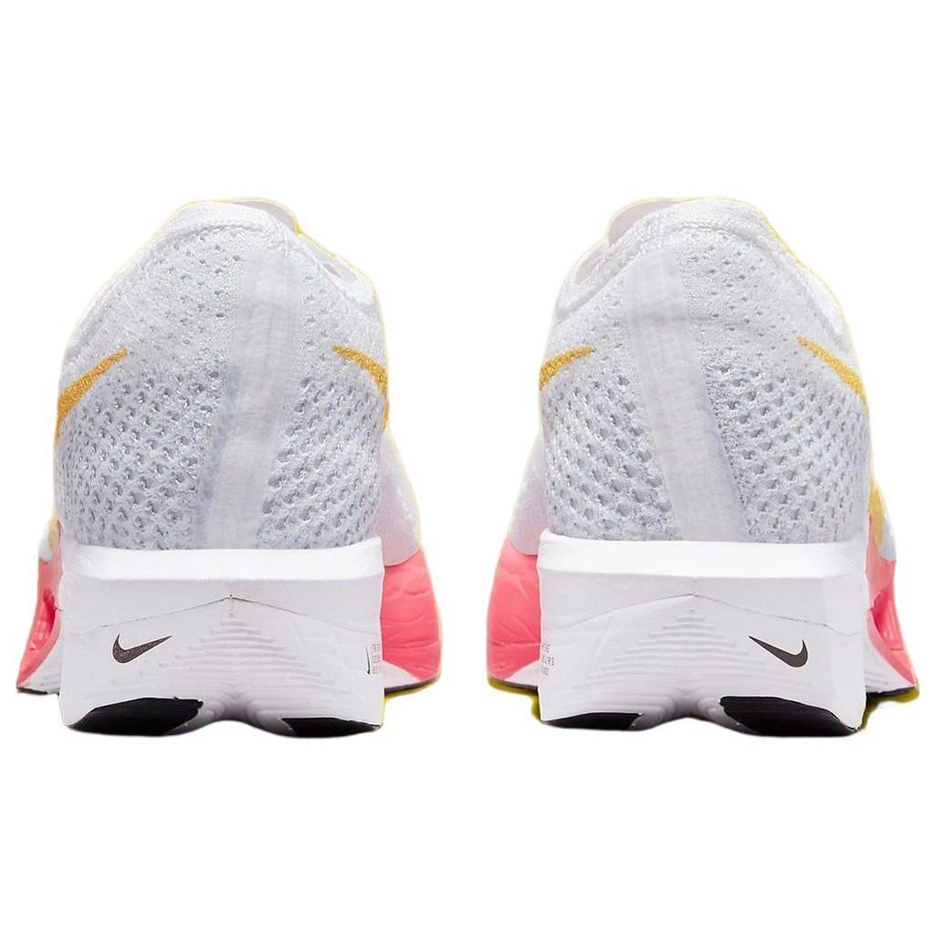 Nike  ZoomX VaporFly Next% 3 White Sea Coral Women Sneakers Pure-Platinum Topaz-Gold DV4130-101