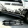 Toyota Land Cruiser LC76 Aluminum Alloy Side Steps