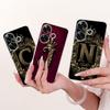 For Xiaomi Poco F6 Case Retro Crown Letters Soft Silicone Couple Phone Cases For Xiaomi Redmi Turbo 3 Fundas Note 13 Turbo Shell