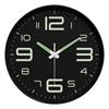 10 Inch Circular Minimalist and Fashionable Luminous Wall Clock Living Room Decoration Silent and Punch Free Wall Clock 3d