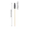 50Pcs Bamboo Handle Eyelash Brush Makeup Brush Eyelash Extension Eyebrow Brush