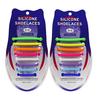 16Pcs Round Silicone Shoelaces without ties No Tie Shoe laces Elastic Laces Sneakers Kids Adult Rubber Quick Shoelace for Shoes