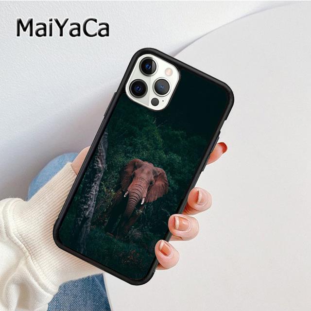 

Elephant Love Affection Nature Phone Case Cover For iPhone 17 Air 16 16e 15 plus 11 12 13 14 pro max coque iPhone 11pro max