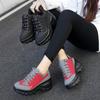 Casual and comfortable mesh shoes thick-soled heightening cotton shoes