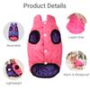 Pet Dog Coat Reversible Pet Clothes For Small Medium Dogs Cat Autumn Winter Windproof Puppy Jacket Costume Chihuahua Pug Outfits