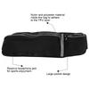 Sports Waist Bag Multifunction Outdoor Waterproof Largecapacity Belt Bag Running(Black   Size)