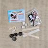 Bicolor Taxiing Airplane Airplane Toy Primary and Secondary School Manual Science Experimental Model 12 Years Old+