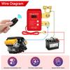 12V Remote Battery Disconnect Smart Voltage Car Battery Kill For Vehicle, RV, ATV, Truck, Boat (with LED)
