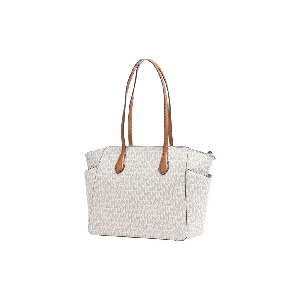 New MICHAEL KORS Saffiano Leather One Shoulder Handbag Women's Light Umber 30S2G6AT2B-149